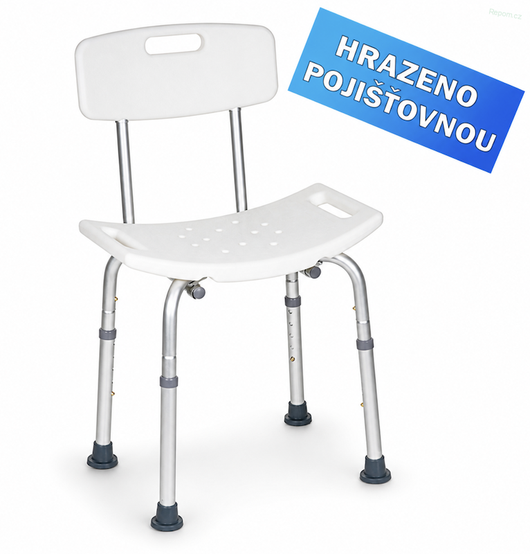 Židle do sprchy s opěradlem