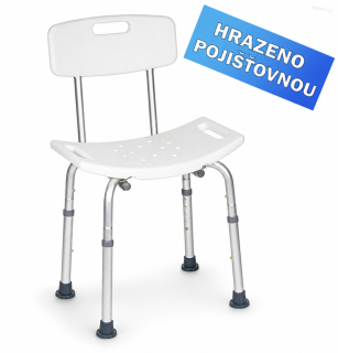 Židle do sprchy s opěradlem